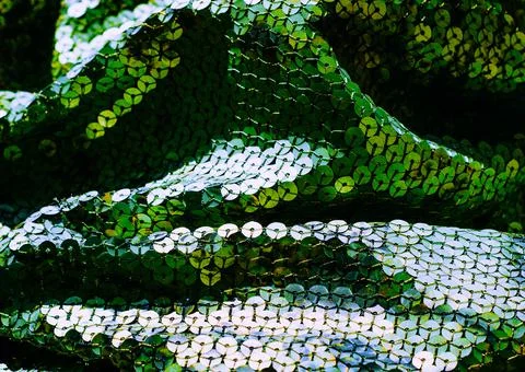 Glitter background. Fabric texture with spangles. Background sequin. Glitter  Stock Photos