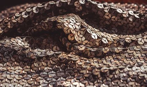 Glitter background. Fabric texture with spangles. Background sequin. Glitter  Stock Photos