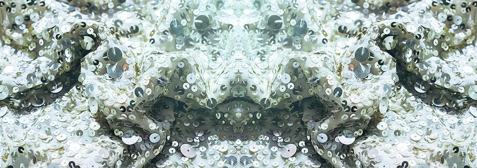 Glitter background. Fabric texture with spangles. Background sequin. Glitter  Stock Photos