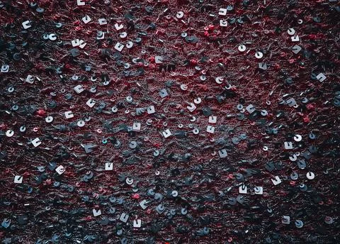 Glitter background. Fabric texture with spangles. Background sequin. Glitter  Stock Photos