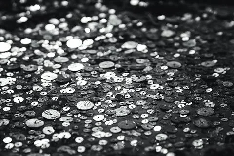 Glitter background. Fabric texture with spangles. Background sequin. Glitter  Stock Photos