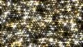 Glitter background loop gold and silver lens flare sparkle curtain HD Footage