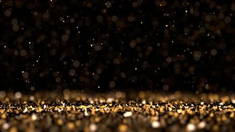 Glitter backround. 3D illustration, 3D rendering. Stock Illustration