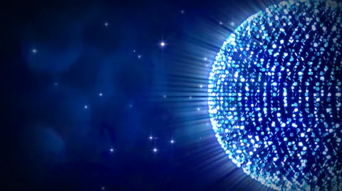 Glitter Ball 1080  background Stock Footage 50782102