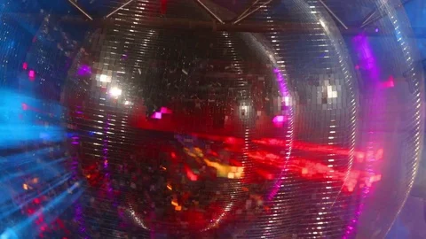 Glitter ball bend Stock Footage 82251349
