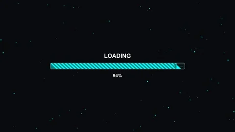 Glitter blinking progress bar animation for women and girls during digital .. Stock Footage 326938401