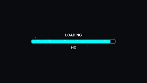 Glitter blinking progress bar animation for women and girls in digital spac.. Stock Footage 326938981