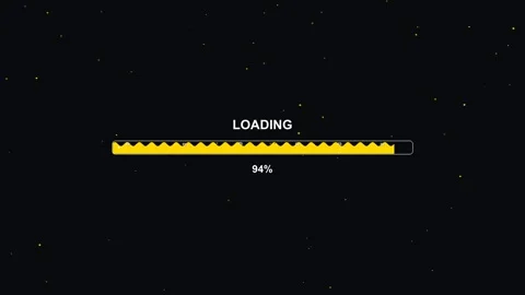 Glitter blinking progress bar animation for women and girls showing loading.. Video stock 326939005