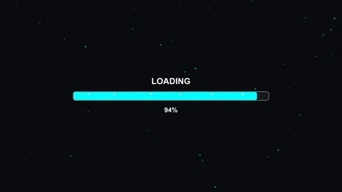 Glitter blinking progress bar animation for women and girls with a loading .. Stock Footage 326939029