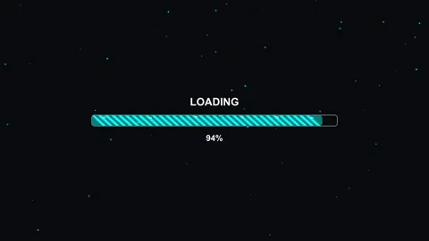 Glitter blinking progress bar animation for women and girls during loading .. Stock Footage 326939109