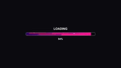 Glitter blinking progressbar animation for woman and girls showing loading .. Stock Footage 326938938