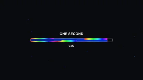 Glitter blinking progressbar animation for women and girls in vibrant color.. Stock Footage 326938925