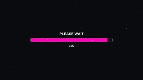 Glitter blinking progressbar animation for women and girls waiting for cont.. Vídeo Stock 326938979