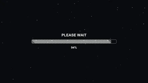 Glitter blinking progressbar animation for women and girls waiting for load.. Stock Footage 326939085