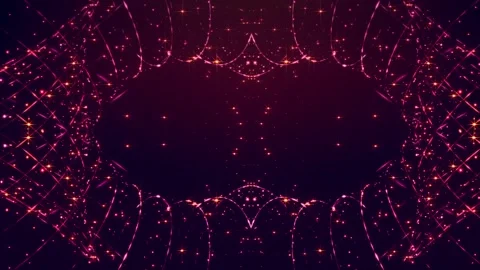 Glitter blinking stars, particles fast motion light background Video stock 251989499