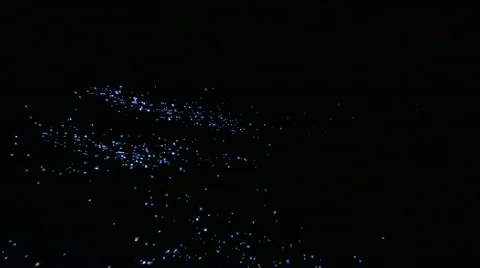 Glitter Blue Background Stock Footage