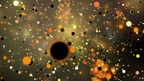 Glitter Bokeh Particles Background, Sparkling Confetti Festive Background Stock Footage 333572868