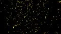 Glitter cannon gold composite overlay element HD Footage