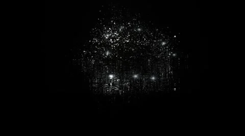 Glitter Circle Center Motion Shiny Reflection Overlay 4K Stockbeeldmateriaal 304510256