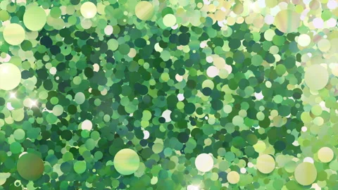 Glitter Circle Frame 4 Ac Green Flash 4k Stock Footage 104947397