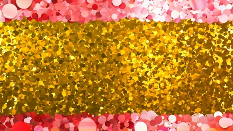 Glitter Circle Frame 4 Sc Red 4k 스톡 동영상 104935533