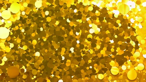 Glitter Circle Frame 5 Dc Gold 4k Stock Footage 106047530