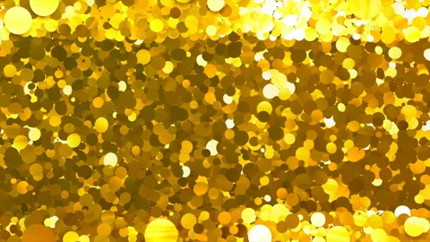 Glitter Circle Frame 5 Sc Gold 4k Stock Footage 106048445