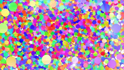 Glitter Circle Frame background 3D illustration 4 Ac Colorful Flash 00 イラスト素材