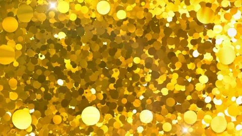 Glitter Circle Frame background 3D illustration 4 Ac Gold Flash 00 Stock Illustration