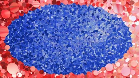 Glitter Circle Frame background 3D illustration 4 Dc Red 00 Stock Illustration