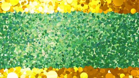 Glitter Circle Frame background 3D illustration 4 Sc Gold 05 Illustrazione stock