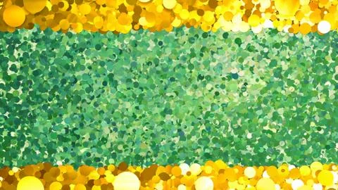 Glitter Circle Frame background 3D illustration 4 Sc Gold 00 스톡 일러스트