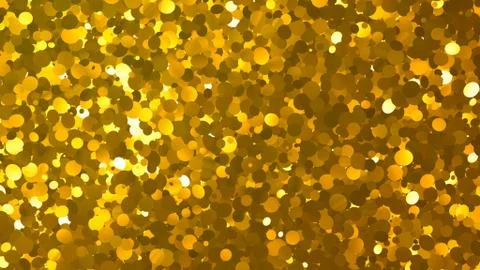 Glitter Circle Frame background 3D illustration 3 Ac Gold05 Illustrazione stock