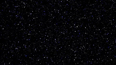 Glitter confetti sparkle particles blue white circes dotted point lights blac Stock Footage 311483833