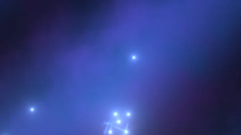 Glitter Constellation Particle Field Seamless Loop Stock Footage 342360830