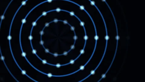 Glitter constellation particle field in a seamless looping Stock Footage 342414238