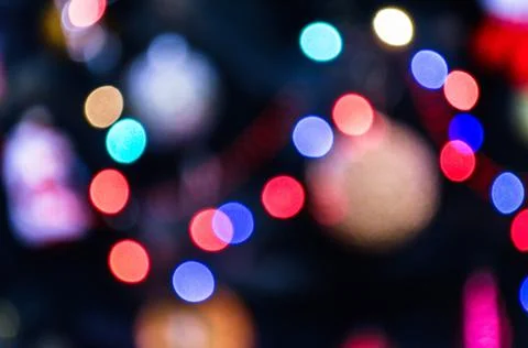 Glitter defocused lights background. Stock Photos