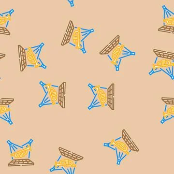 Glitter disco party vector seamless pattern イラスト素材