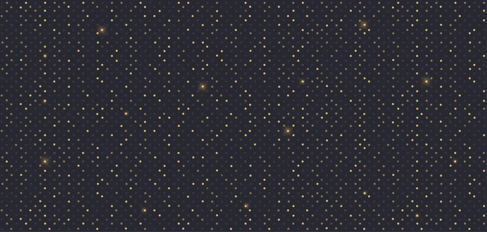 Glitter dots seamless pattern vector Stock Illustration