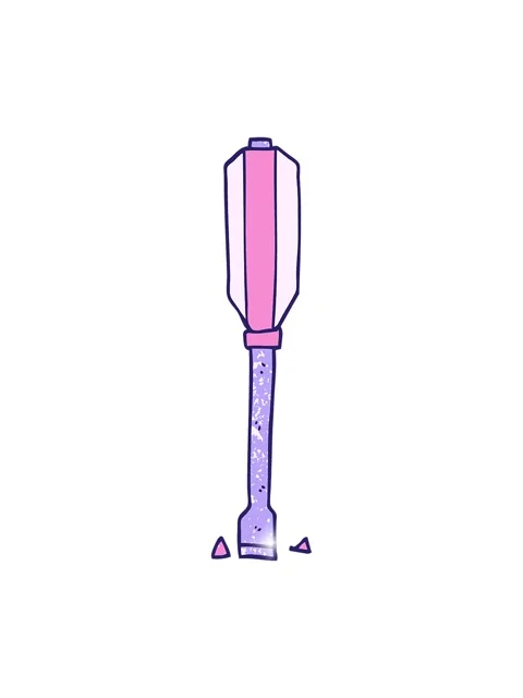Glitter effect animation of cartoon doodle screwdriver Stock Footage 324243584
