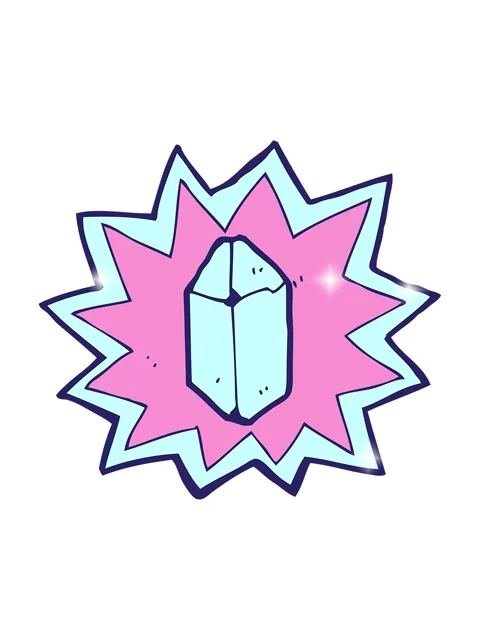 Glitter effect animation of cartoon ruby Stock Footage 324193577