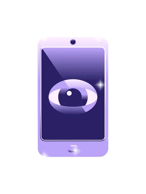 Glitter effect animation of cell phone watching you graphic vector illustra.. Stock Footage 324155014