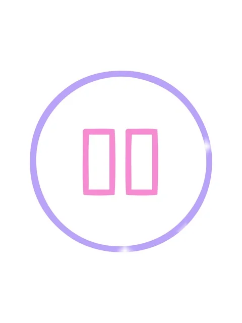 Glitter effect animation of line drawing cartoon of a pause button icon Stock Footage 324124448
