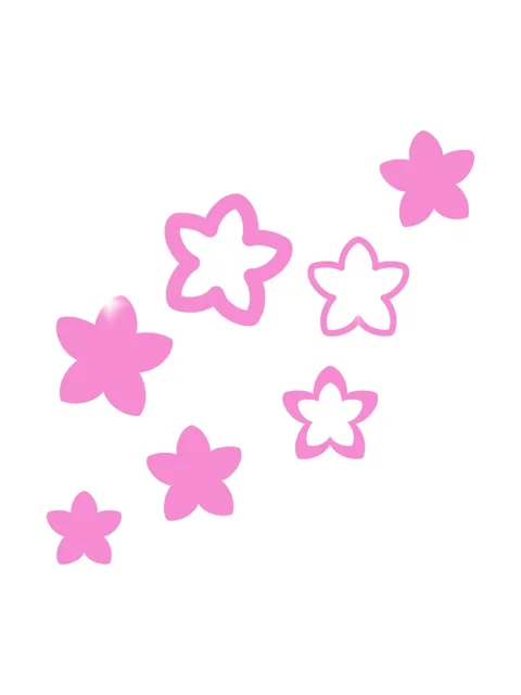 Glitter effect animation of multiple flowers form a japnese floral pattern .. Stock Footage 324264359