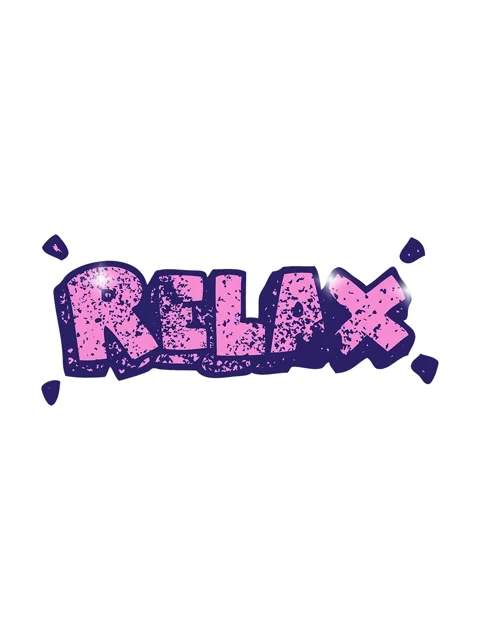 Glitter effect animation of relax text Stock Footage 324462269
