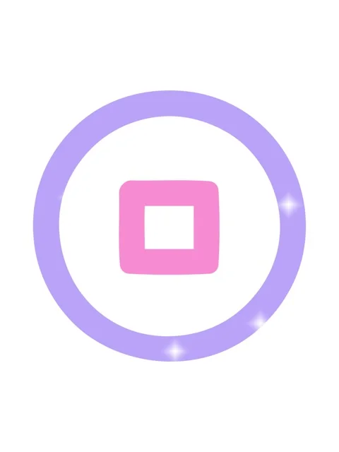 Glitter effect animation of stop button symbol icon Stock Footage 324389552