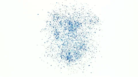 Glitter exploding against white background. Slow Motion. 스톡 동영상 55537228