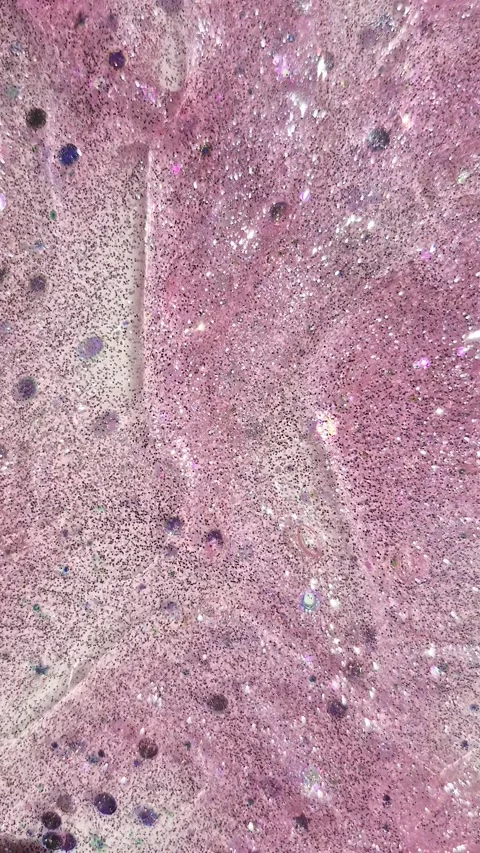 Glitter .Face mask texture macro. Pink cream with glitter. Stock Footage 312690968