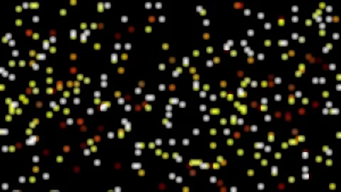 Glitter Flickering Colored Dots Abstract Background Stock Footage 72271478