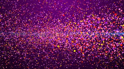 Glitter glowing wall particles background dream colorful Stock Footage 87673994